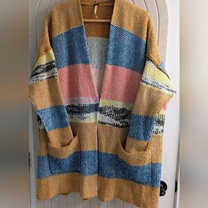Free People Multicolor Striped Sweater